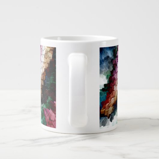 Cube Centric Dark Wind Jumbo-Tasse (Rückseite)