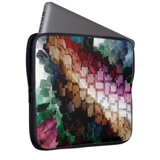 Cube Centric Dark Wind Laptopschutzhülle (Vorne Rechts)