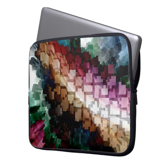 Cube Centric Dark Wind Laptopschutzhülle (Vorderseite Links)