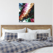 Cube Centric Dark Wind Leinwanddruck (Insitu (Schlafzimmer))