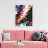 Cube Centric Dark Wind Leinwanddruck (Insitu (Wohnzimmer))