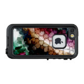 Cube Centric Dark Wind LifeProof iPhone Hülle (Rückseite (Horizontal))