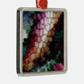 Cube Centric Dark Wind Ornament Aus Metall (Rechts)