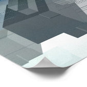 Cube Centric Dark Wind Poster (Ecke)