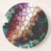 Cube Centric Dark Wind Sandstein Untersetzer (Vorne)