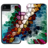 Cube Centric Incipio iPhone Geldbeutel-Hülle (Folio Geöffnet)
