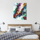 Cube Centric Leinwanddruck (Insitu (Schlafzimmer))