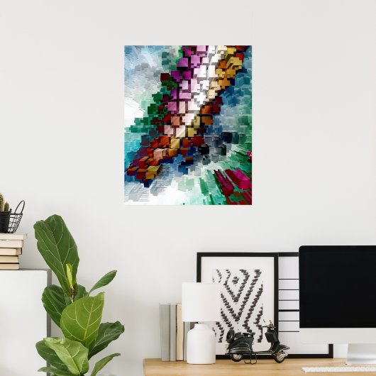 Cube Centric Poster (Heimbüro)