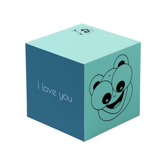 Cube Foto Würfel (Rückseite Schrägansicht)