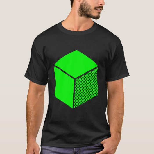 Cube - grün T-Shirt (Vorderseite)