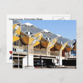 Cube houses, Rotterdam Blaak Postkarte (Vorne/Hinten)