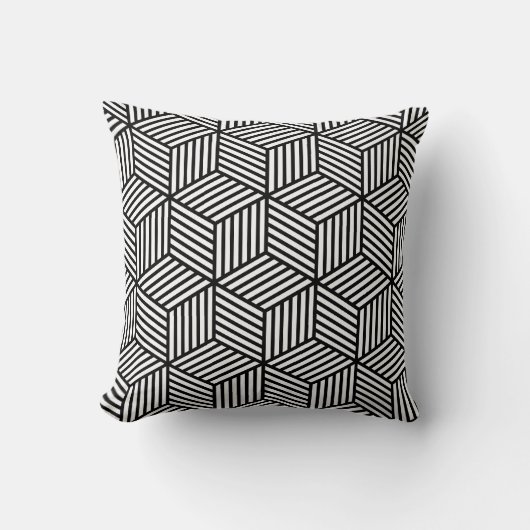Cube Lines Kissen (Vorderseite)