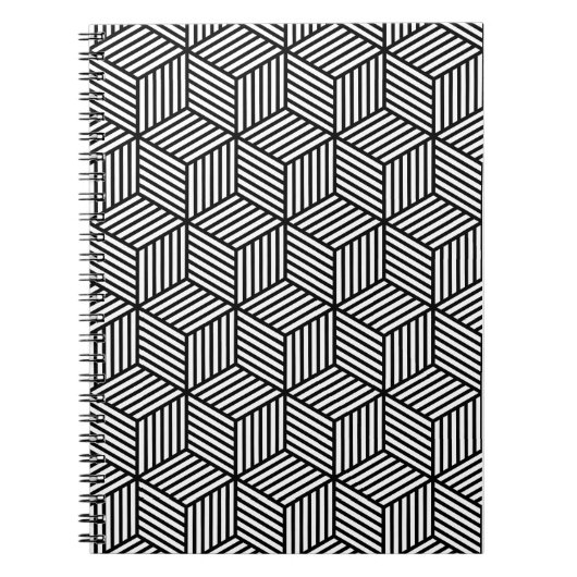 Cube Lines Notizblock (Vorderseite)