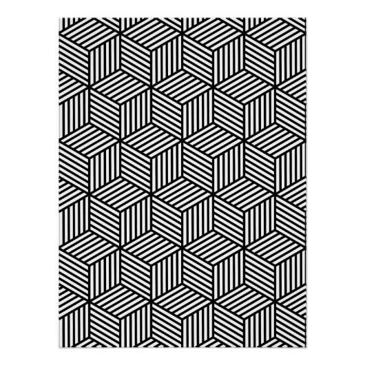 Cube Lines Poster (Vorderseite)
