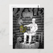 Cube Magie mit Monstern Postkarte (Vorne/Hinten)