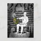 Cube Magie mit Monstern Postkarte (Vorderseite)