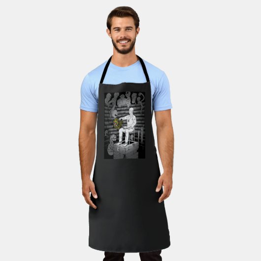 Cube Magie mit Monstern Schürze (Getragen)