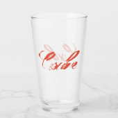 Cube neon-orange glas (Rückseite)