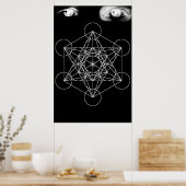 ‚Cube of Metatron‘ Poster (Küche)