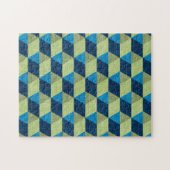 Cube or hexagon puzzle (Horizontal)