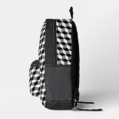Cube Pattern Backpack Bedruckter Rucksack (Rechts)
