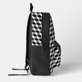 Cube Pattern Backpack Bedruckter Rucksack (Links)