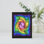 Cube Postkarte (Stehend Vorderseite)