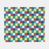 Cube Puzzle Game Fleecedecke (Vorderseite (Horizontal))