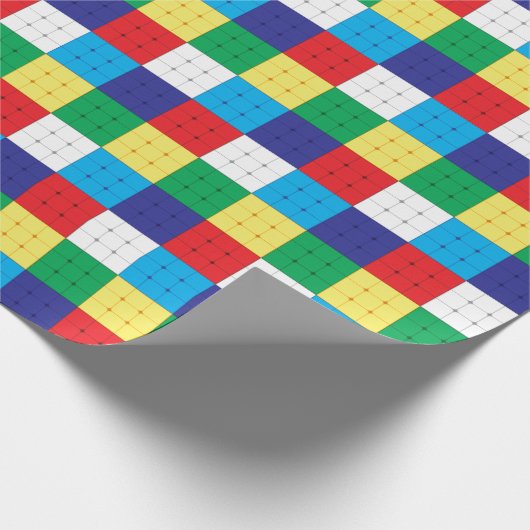 Cube Puzzle Game Geschenkpapier (Ecke)
