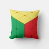 Cube Puzzle Game Kissen (Vorderseite)