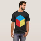 Cube Puzzle Game T-Shirt (Vorne ganz)