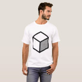 Cube - Schwarz in Weiß T-Shirt (Vorne ganz)