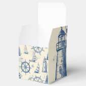 Cube Shaped Geschenkboxen mit Nautical Anchor und  Geschenkschachtel (Geöffnet)