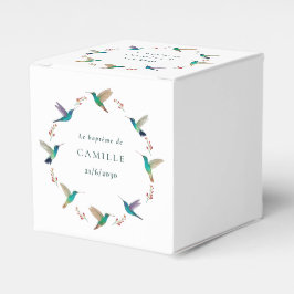 Cube surprise baptême geschenkschachtel