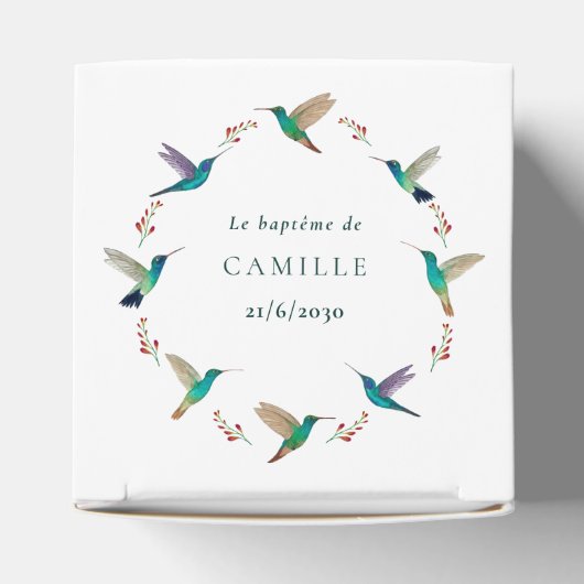 Cube surprise baptême geschenkschachtel (Oben)