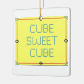 Cube Sweet Cube | Spaß am Arbeitsplatz Keramikornament (Links)