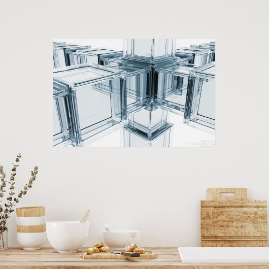 CubedCubes Poster (Küche)