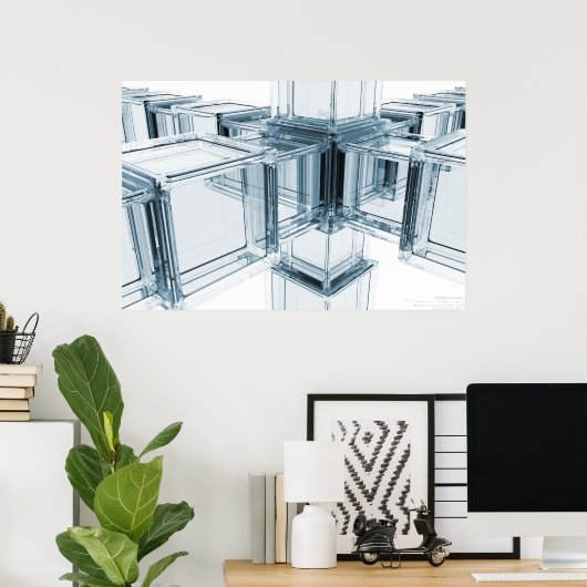CubedCubes Poster (Heimbüro)