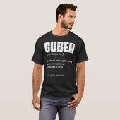 Cuber Definition Speed Cubing for Cube Math T-Shirt (Vorne ganz)