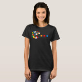Cuber Speed Cubing Math Puzzle Männer Frauen T-Shirt (Vorne ganz)