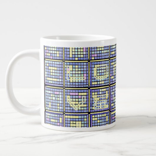 CUBES AND MORE CUBES Jumbo-Tasse (Links)