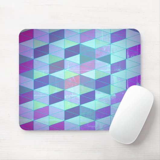 Cubes in dreieckiges geometrisches Muster Mousepad (Mit Mouse)
