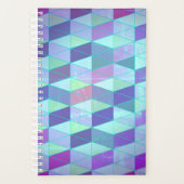 Cubes in dreieckiges geometrisches Muster Planer (Vorderseite)