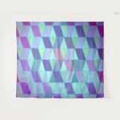 Cubes in dreieckiges geometrisches Muster Wandteppich (Vorderseite (Horizontal))