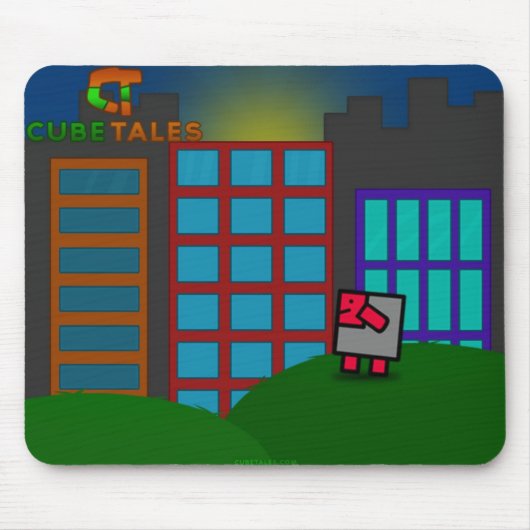 CubeTales Mausunterlage Mousepad (Vorne)