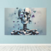 Cubic Skeleton Leinwanddruck (Insitu (Holzboden))