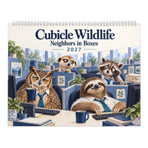 Cubicle Wildlife 2027 – Ein weiterer Tag im Büro Kalender