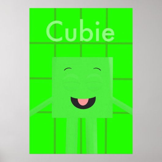 Cubie Cubester Poster (Vorne)