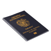 Cubierta del pasaporte de Armenia Notizblock (Rechte Seite)