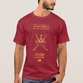 Cubierta para pasaporte de Omán T-Shirt (Vorderseite)